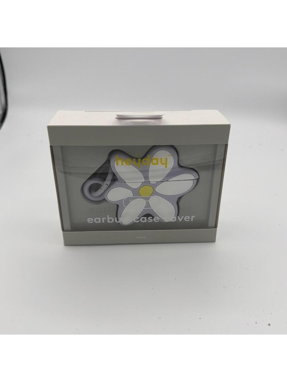 Heyday Apple AirPods (fits 3rd Generation) Daisy Earbud Case Soft Purple. New